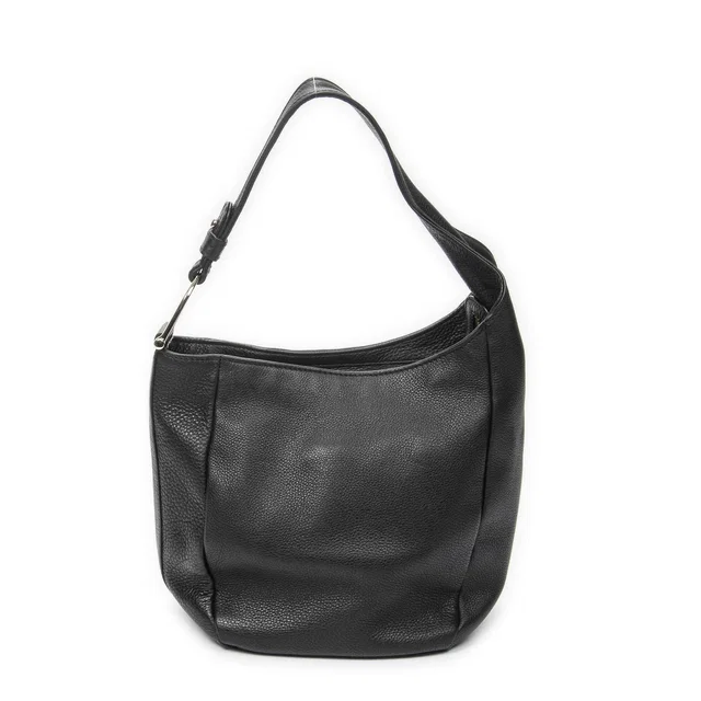 Gucci Small Greenwich Hobo Black Grain Calfskin Leather in Black Calfskin from The Reluxe