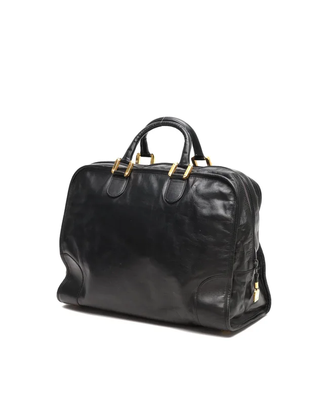 Loewe Amazona 40 Weekend Bag in Suede from A Retro Tale, photo 3 of 8