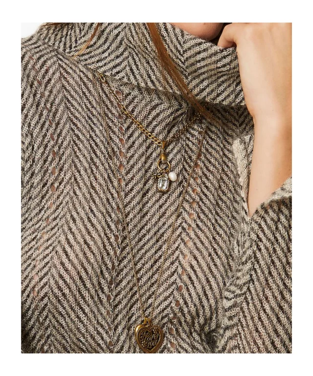Twinset turtleneck jumper with print, photo 5 of 5 from SENSER