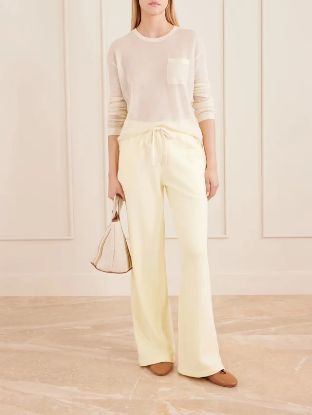 TWP PJ cotton drawstring track pants in Yellow, photo 2 of 2 from NET-A-PORTER (Canada)