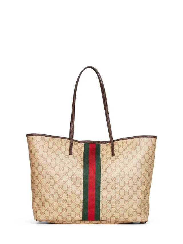 Gucci Tribeca Tote Bag — Beige Cotton in Beige Coated canvas from HEWI