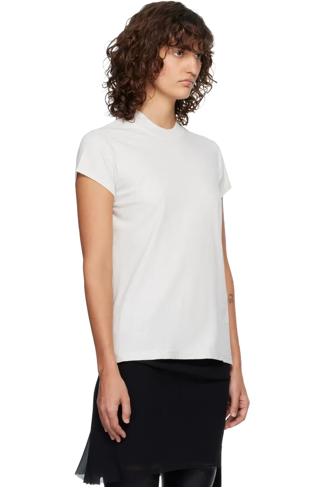 Rick Owens DRKSHDW Off-White Temple Level T-shirt, photo 2 of 4 from SSENSE