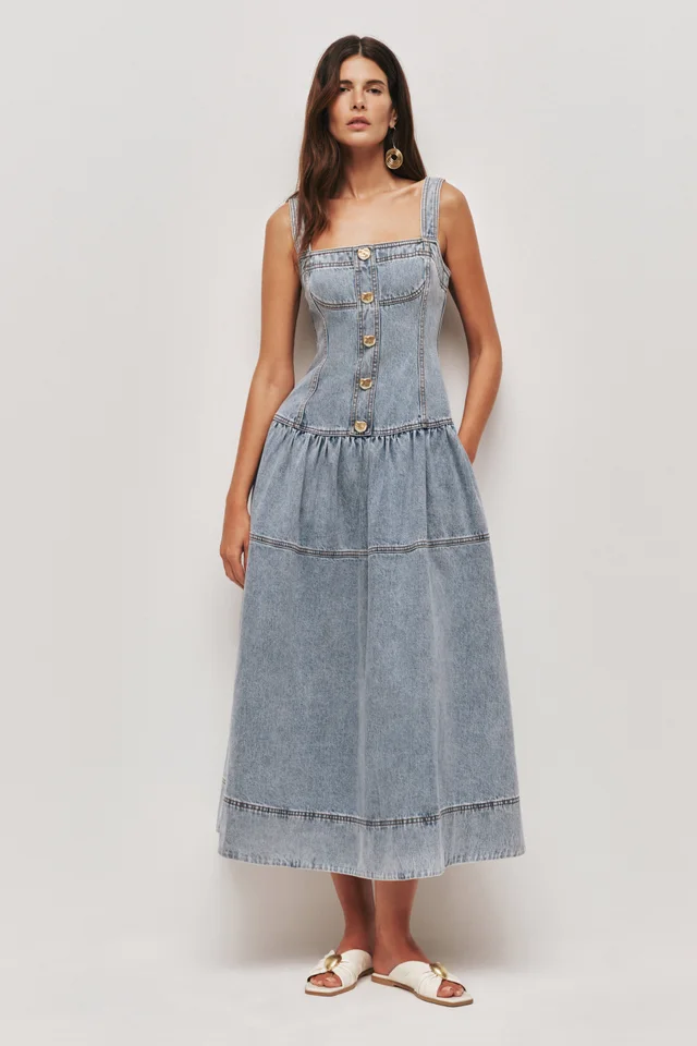AJE Birch Denim Midi Dress from Aje, photo 1 of 1