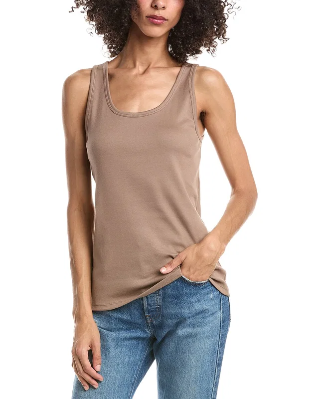 EILEEN FISHER Scoop Neck Slim Tank, image 1 of 1 from Rue La La