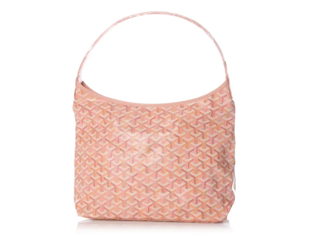 Goyard LE Rose Bohème Hobo in Pink Coated canvas from Ann's Fabulous Finds, photo 3 of 10