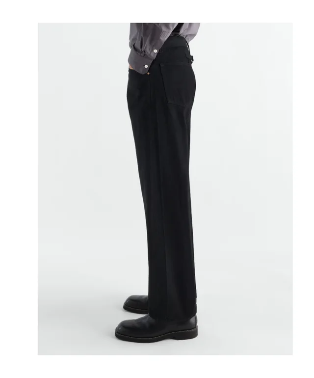 Lemaire Black selvedge denim five-pocket straight-leg trousers, photo 5 of 7 from SENSER