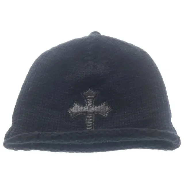 Chrome Hearts Black Cashmere Knit Beanie Hat in multicolor Cashmere from Grailed