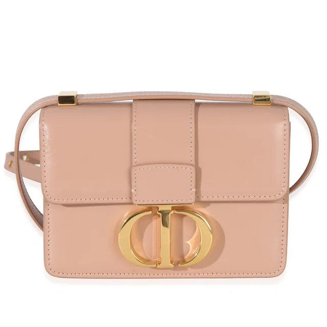 Dior Light Pink Smooth Calfskin Micro 30 Montaigne Flap Bag in Pink Calfskin from myGemma