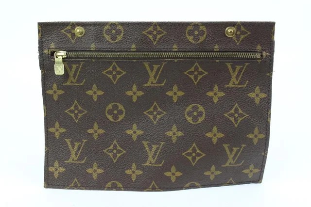 Louis Vuitton Monogram Randonnee Wristlet Pouch Insert Clutch in Canvas from Bagriculture