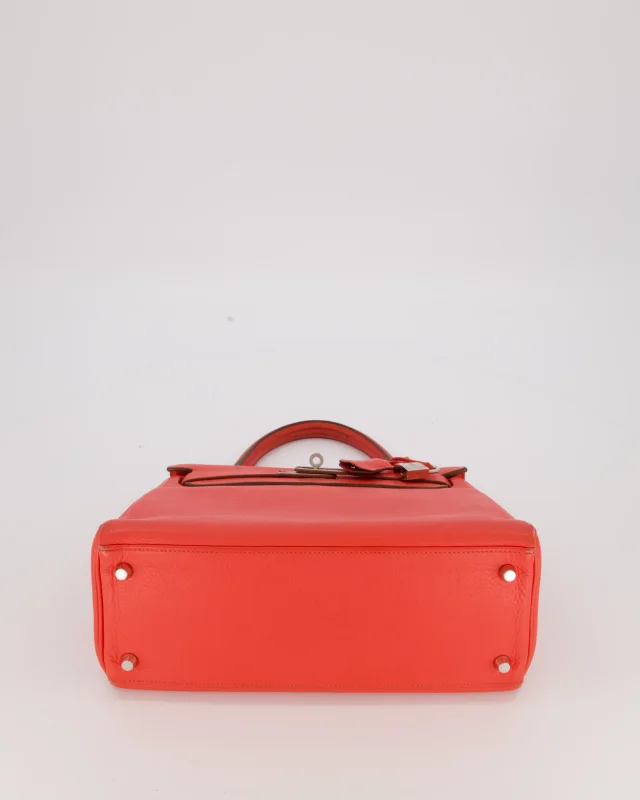 Hermès Kelly 28 Retourne Bag in Pink Togo leather from Sellier, photo 19 of 20