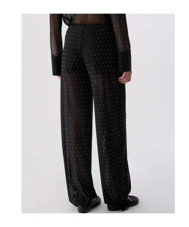 Liu Jo Strass Sheer Drawstring Pants, photo 9 of 9 from SENSER