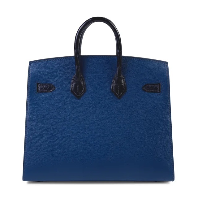Hermès Birkin Faubourg 20 Sellier Deep Blue (S4) Blue Marine (78) in Navy Crocodile from Ginza Xiaoma, photo 2 of 4