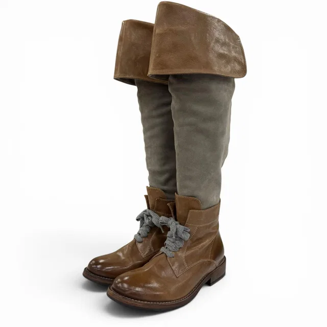 Brunello Cucinelli Leather Boots in Leather from LuxUness