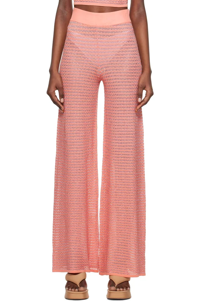 Orange Striped Lounge Pants, image 1 of 1 from SSENSE