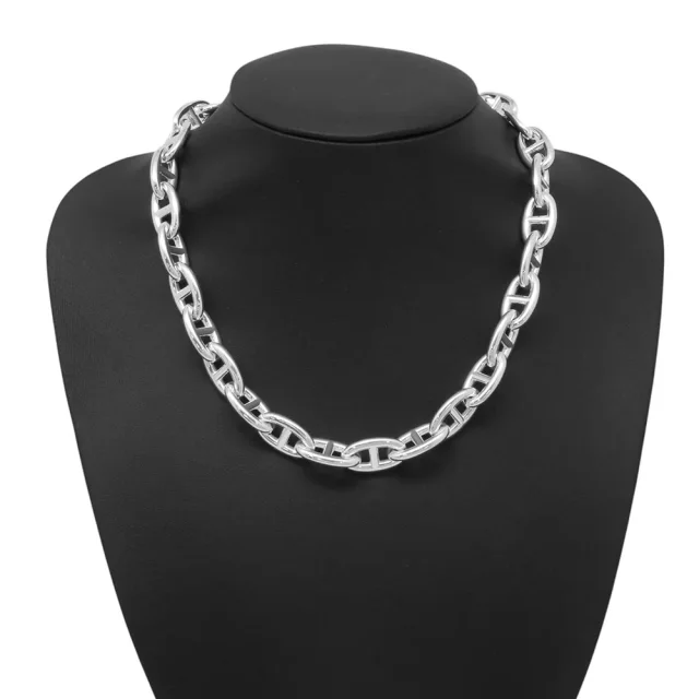 Hermès Chaine d'Ancre Necklace 29 frames Size GM SV925 from GALLERY RARE, photo 3 of 10