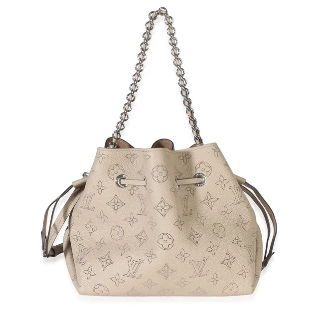 Louis Vuitton Galet Monogram Mahina Bella Hobo in Coated canvas from myGemma