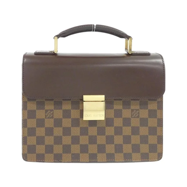 Louis Vuitton Damier Altona Bag in EBENE / GOLD metal fittings coating canvas from KOMEHYO