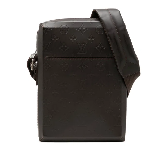 Brown Louis Vuitton Monogram Glace Bobby Crossbody Bag in Brown Leather from Designer Revival