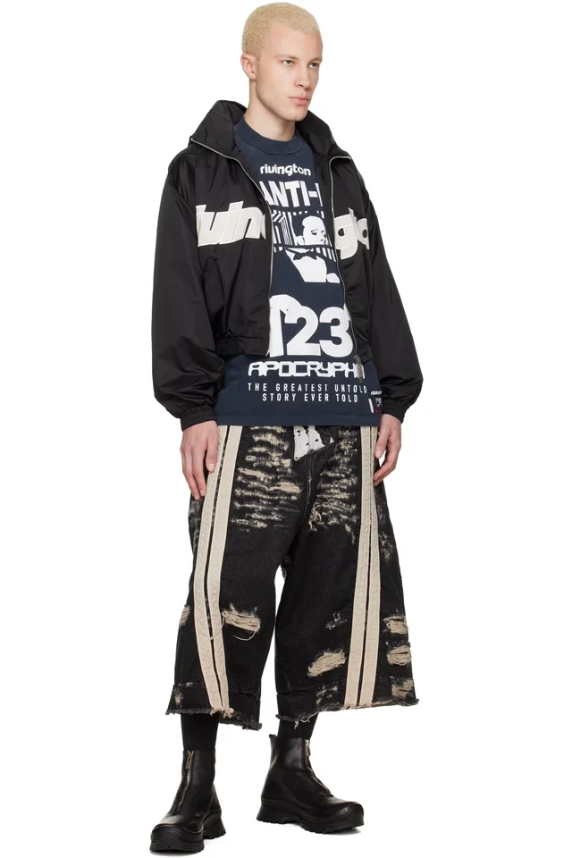 Rivington Roi Rebis Black Flagship Abbots Jacket, photo 4 of 4 from SSENSE