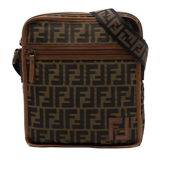 Brown Fendi Zucca Canvas Crossbody in Brown Canvas from Designer Revival, photo 1 of 1