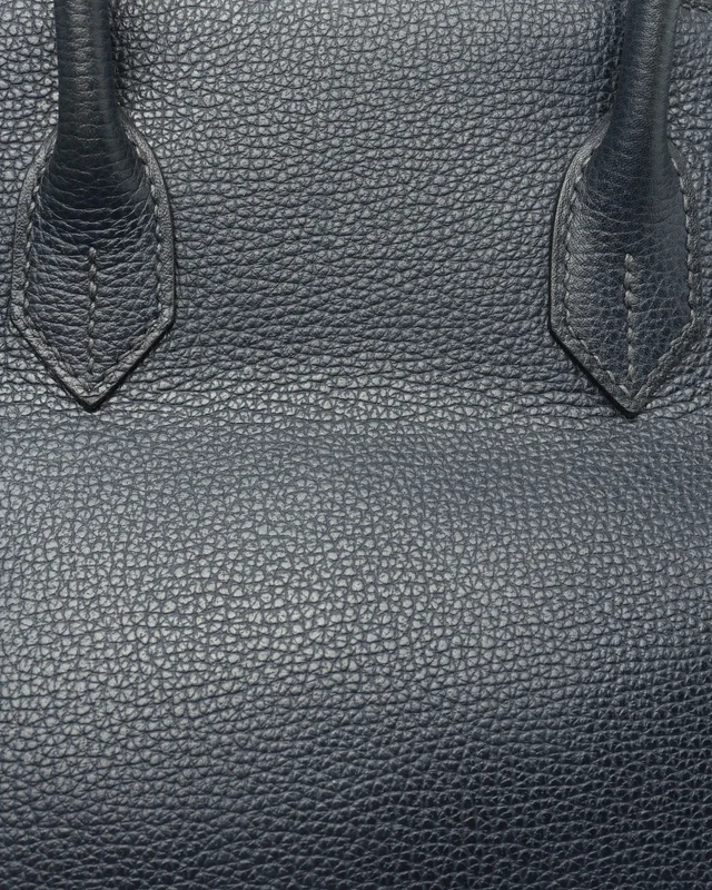 Hermès Birkin 30 Togo Blue Indigo Bag in Blue Togo leather from A Retro Tale, photo 8 of 10