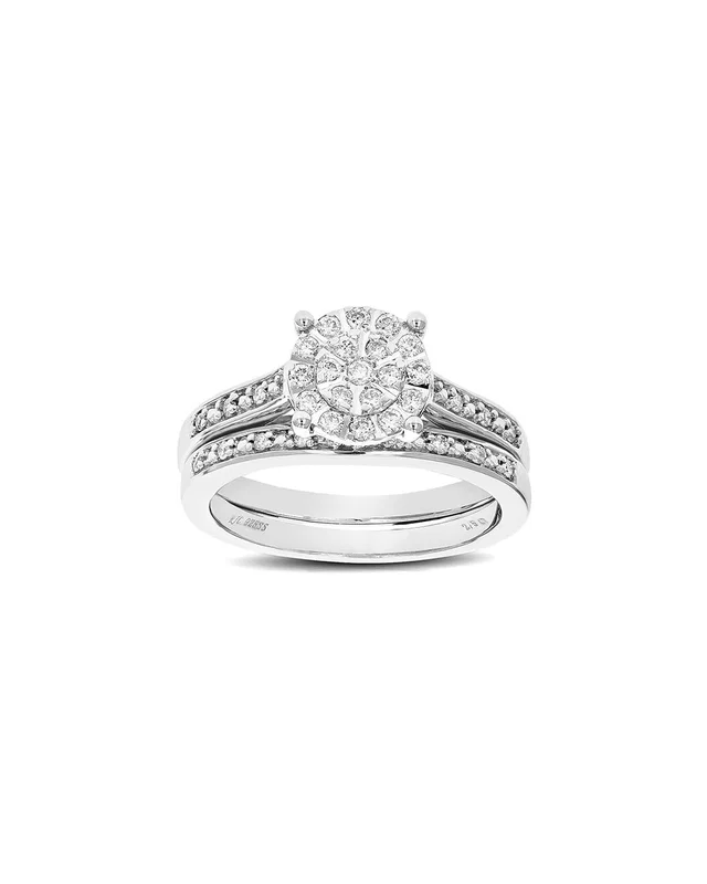 Amairah Silver 0.40 ct. tw. Lab-Grown Diamond Ring, image 1 of 1 from Gilt