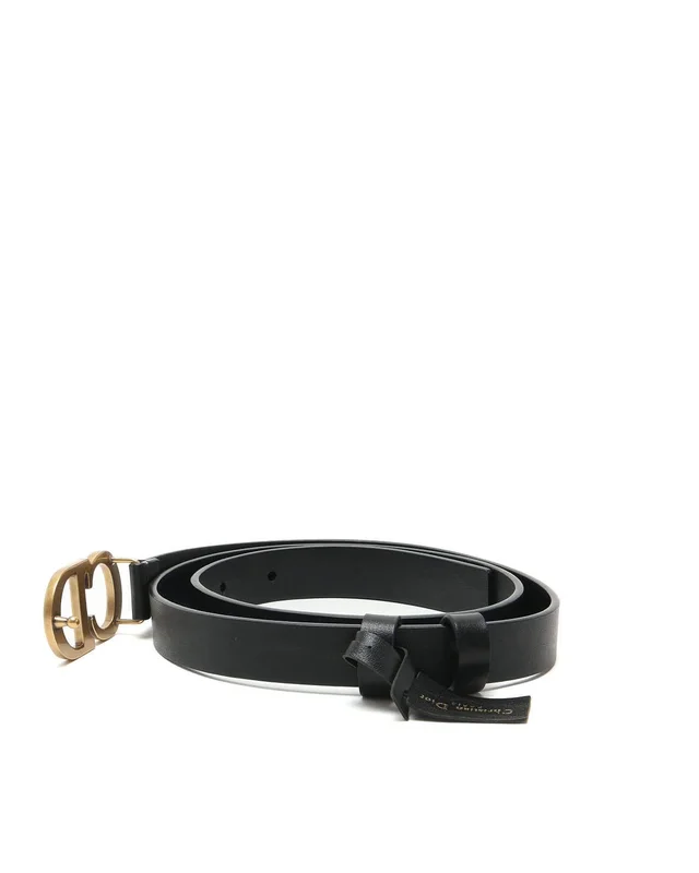 Dior CD Leather Belt, Size 85 in Leather from A Retro Tale, photo 2 of 6