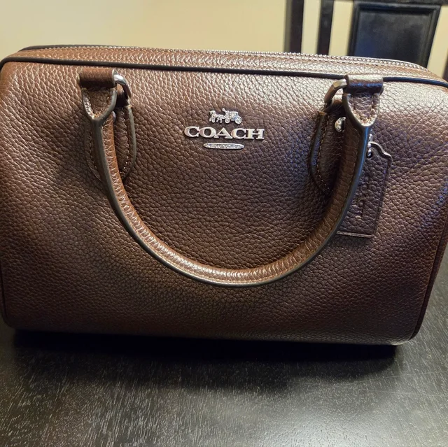 Coach Rowan Bag in brown|red from Poshmark, photo 1 of 1