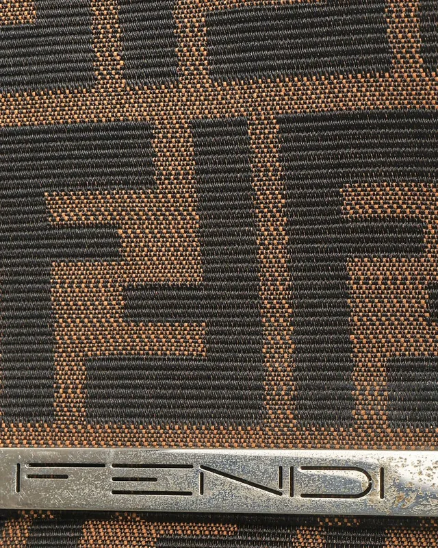 Fendi Zucca Metal Trim Baguette Bag in Canvas from A Retro Tale, photo 6 of 8