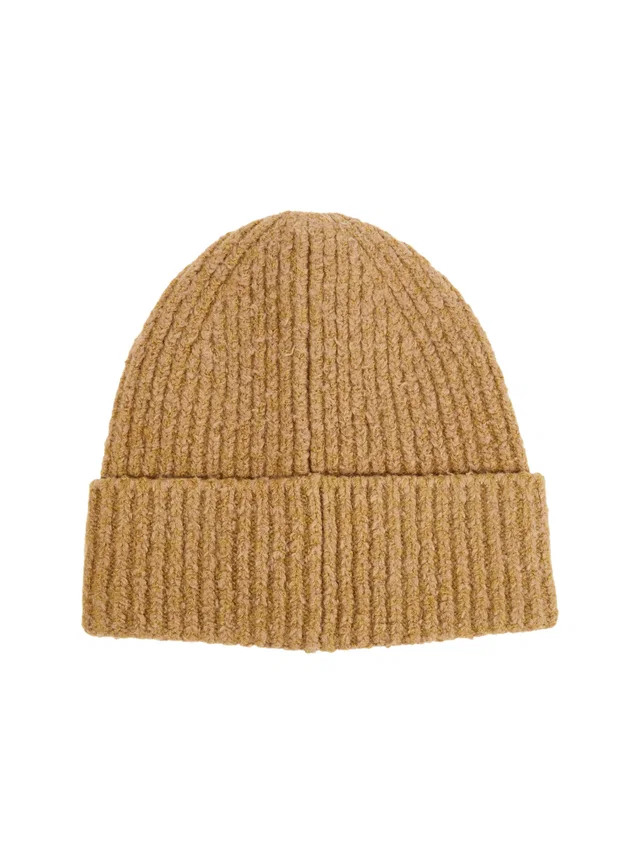 Acne Studios C40299 Beanie — Beige Wool Beanies in Beige Wool from HEWI