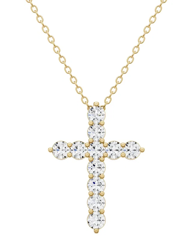 Lab Grown Diamonds 14K 1.50 ct. tw. Lab-Grown Diamond Necklace, image 1 of 1 from Rue La La