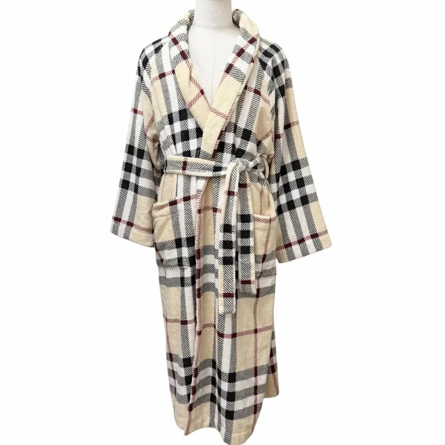 Burberry Terry Cotton Gown from LuxUness