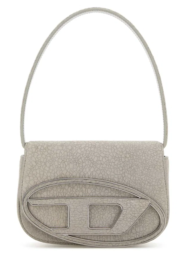 Diesel 1dr Shoulder Bag — Gray in Grey Leather from HEWI