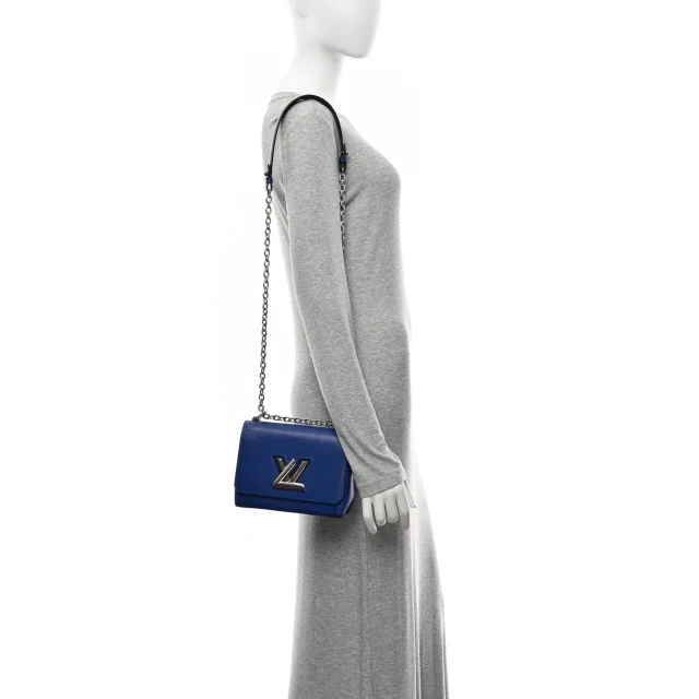 Louis Vuitton Epi Twist Shoulder Bag PM Blueberry in Leather from FASHIONPHILE, photo 2 of 10