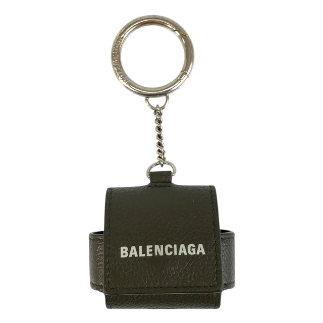 Balenciaga Cash Leather AirPods Case in Leather from LuxUness
