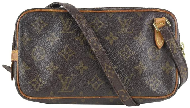 Louis Vuitton Monogram Pochette Marly Bandouliere in Coated canvas from Bagriculture