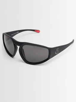 Moncler Mask Sunglasses in 0% Platinum, photo 2 of 4 from LUISAVIAROMA
