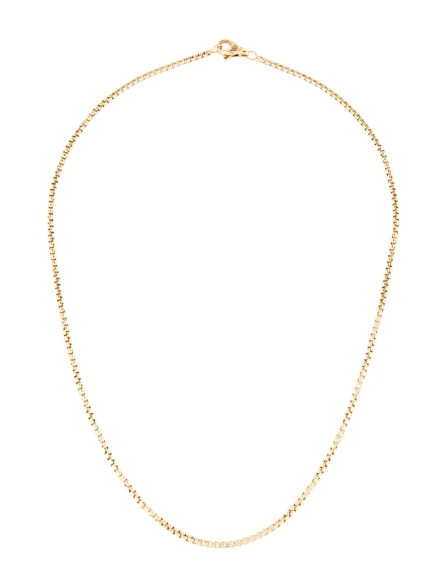 David Yurman 18K Box Chain Necklace, 20" in multicolor from The RealReal