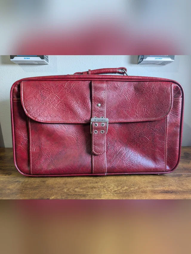 Samsonite Vintage Silhouette Ii Suitcase Burgundy Red Carry On in red from Poshmark