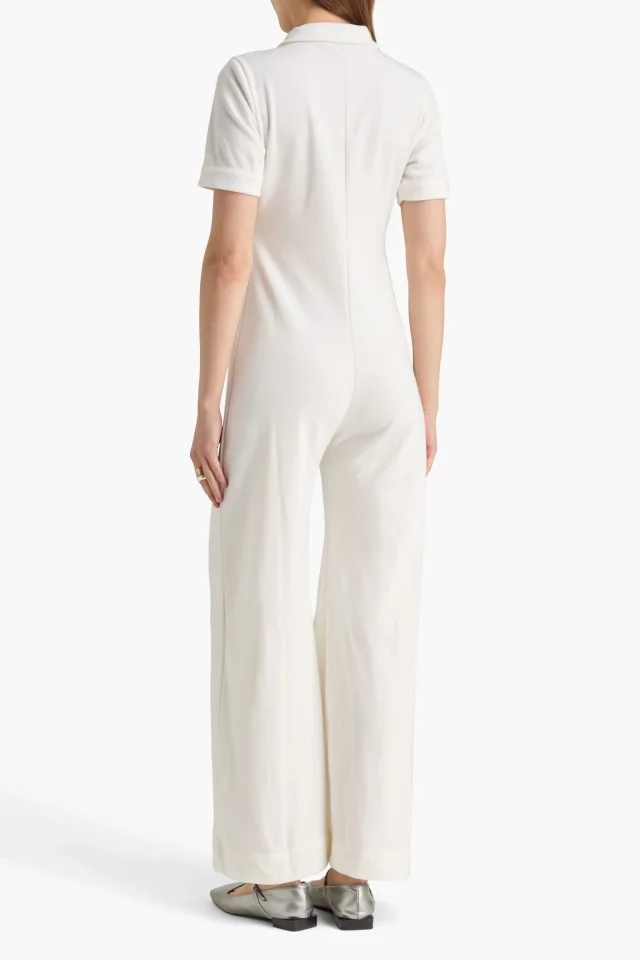 Suzie Kondi Stretch-Ponte Jumpsuit in Off White, photo 3 of 4 from THE OUTNET