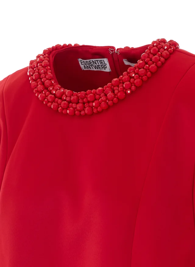 Essentiel Antwerp Kaylin Embellished Shift Dress, photo 3 of 4 from SENSER