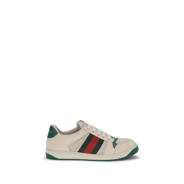 Gucci Beige Fabric Sneakers in Beige Leather from HEWI