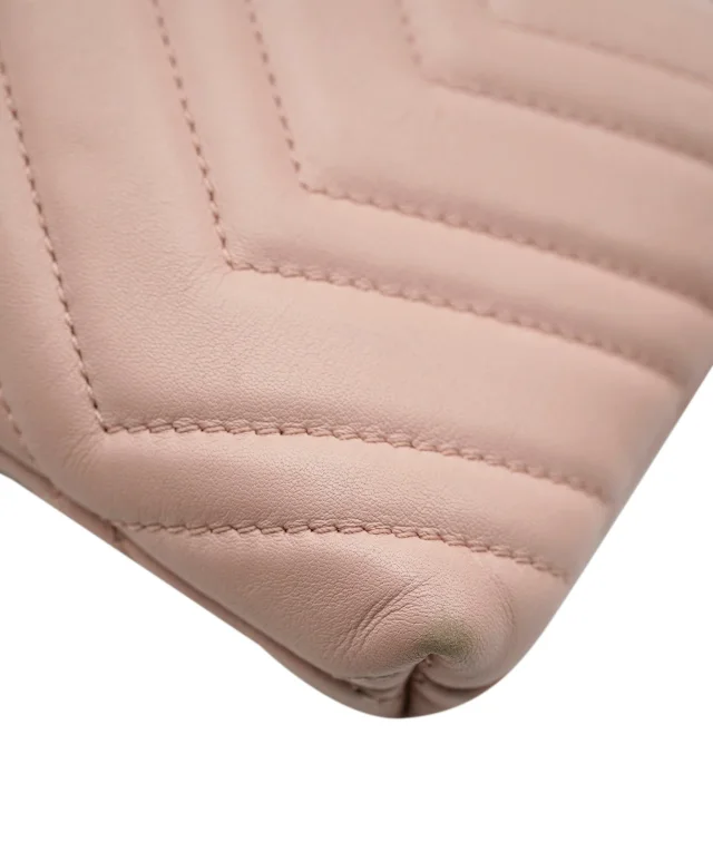 Gucci Ophelia Chevron GG Pochette in Leather from Luxury Promise, photo 11 of 15