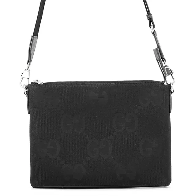 Gucci jumbo GG messenger bag Black739668 FABRP 1000 Canvas Size Medium in Canvas from GALLERY RARE