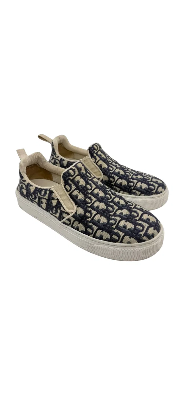 Dior Oblique Sneakers Blue Sz39 in Blue from Luxury Promise