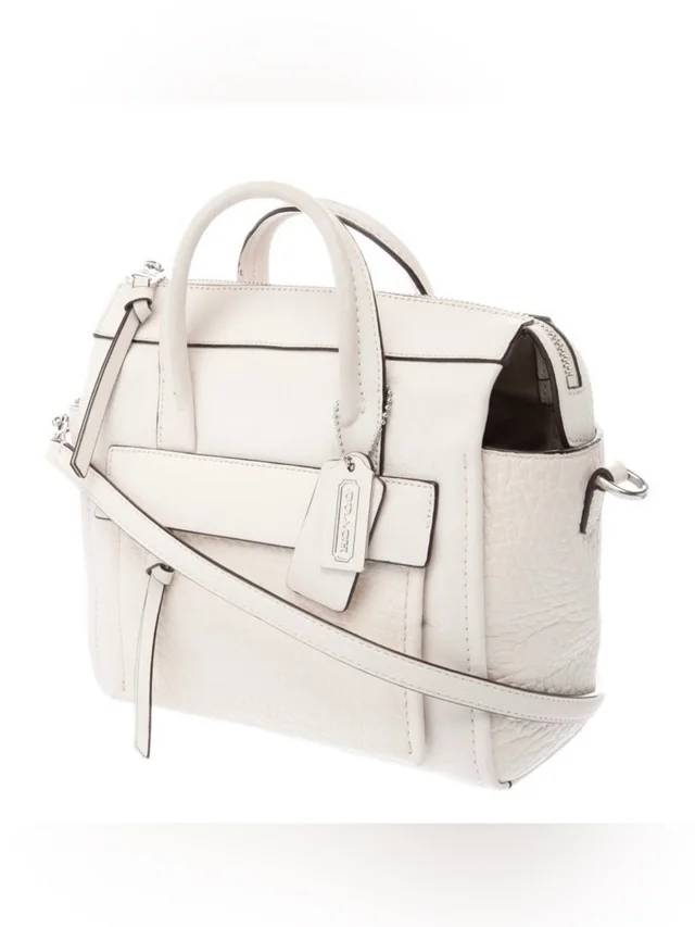 Coach Bleecker Leather Mini Riley Carryall Parchment. F27923 in white Leather from Poshmark