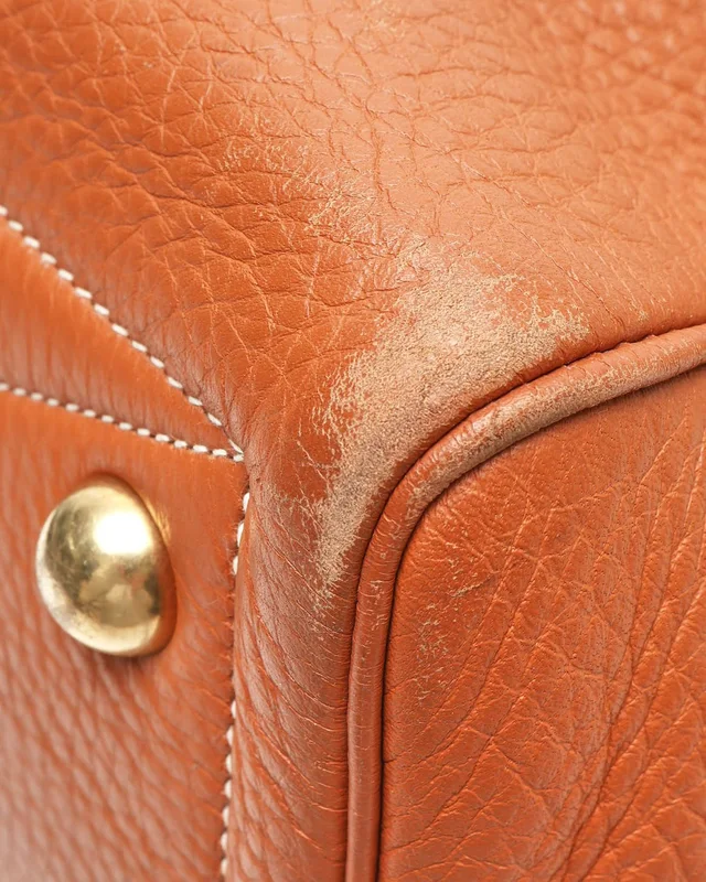 Hermès Victoria 50 Taurillon Clémence Weekend Bag in Clemence leather from A Retro Tale, photo 6 of 11