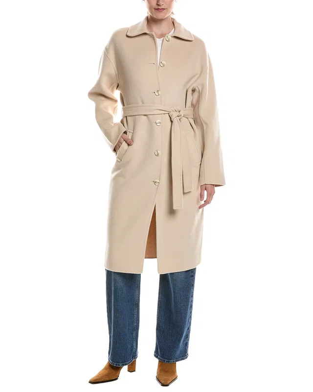 J.McLaughlin Wool & Cashmere-Blend Maren Coat, image 1 of 1 from Rue La La