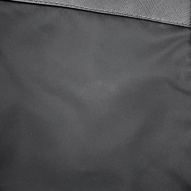 Prada Triangle Logo Shoulder Bag Black/Gray/Brown2VD769 Nylon Saffiano LeatherLeather in Black Saffiano leather from GALLERY RARE, photo 11 of 18