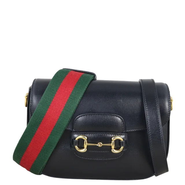 Gucci Horsebit 1955 Shoulder Bag Small in Leather from Luxe.It.Fwd